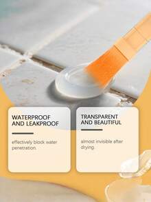 Transparent Waterproof Sealant, Leak-Proof, Flexible, Durable, Easy To Apply For Home Improvement Crevice Filling - A - View 9
