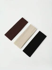 3pcs Wide Sports Yoga Headbands, Suitable For Daily Wear, Hairband Fall Winter Hair Band Hair Accessories For Women For Vacation Outfits Woman Elegant Scarf Women Bandanas - Multicolor - View 6