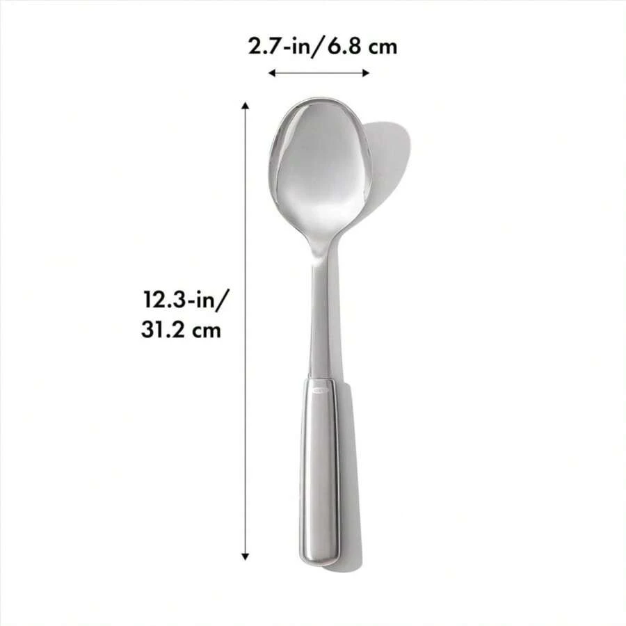 OXO Steel Cooking Spoon - White - View 1