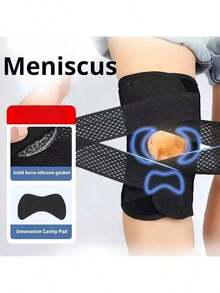 8th Generation Enhanced Compression Spring Meniscus Patella Knee Support, Breathable And Adjustable, Suitable For Basketball, Running, Fitness And Cycling - Multicolor - View 7
