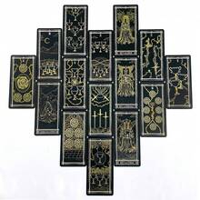 专业西班牙语塔罗牌套装，饰以金色点缀，便于准确解读和学习 - 彩色 - 查看 2