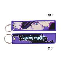 Jujutsu Kaisen 1件装 宿傩、五条悟、夏油、塚海、悠仁、峠呼世子 卡通动漫周边编织标签钥匙扣挂件，办公证件夹，手机挂饰，汽车钥匙链，背包装饰，包包配件，学生开学季礼物 - 多色 - 查看 16