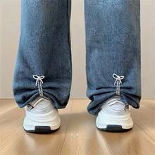 4pcs Adjustable Cuff Clips, Pant Leg Clips, Hem Clips, No Sewing Required, Detachable And Durable, Suitable For T-Shirts, Jeans, Shirts, Scarves, And Other Fashion Items - Silver - View 2