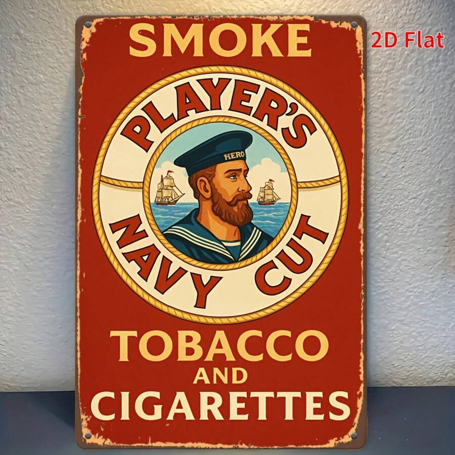 [2D Flat Design] 1 Piece 8x 12inch Vintage Metal Sign, Marine Theme, Tin Sign/Metal Material, Wall Decoration/Interesting Old-Fashioned Plaque Decoration, Suitable Home Decoration, Restaurant Decoration, Bar Decoration, Cafe Decoration, Garage Decoration, Wall Decoration, Wall Plaque, Home Decoration, Room Decoration And Accessories. Home, Cafe, Bar, Garden - No Electricity Needed, Durable Metal Art, Front Door Decor, Cafe Decorationoutside Decor,Farmhouse,Garden Decor,Bathroom Wall Art,Bed Room Décor,Room Decoration,Porch Decor,Metal Signs,Pink Room Deocr,Bathroom Deccor,Living Room Deccor,Coastal Decor,Mushroom Decor,Room Decorations,,Beach,Dinosaur Room Stuff,Wedding Decor,Wall Deocr,Home Decor,Room Deocr,Wall Art,Outdoor Decor,House Decor,Porch Decor,Farmhouse Decor,Living Room Decor,Metal Wall Art,Vintage Wall Art,Kitchen Wall Art,Coffee Bar Essentials,Bar Decor,Garden Decor,Gothic Decor,Wall Art Decoration