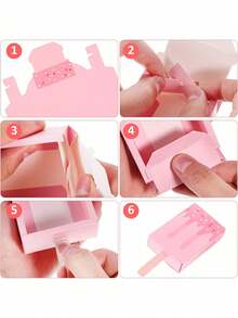 10个/套创意冰淇淋糖果盒，抽屉式派对礼品盒 - 查看 6