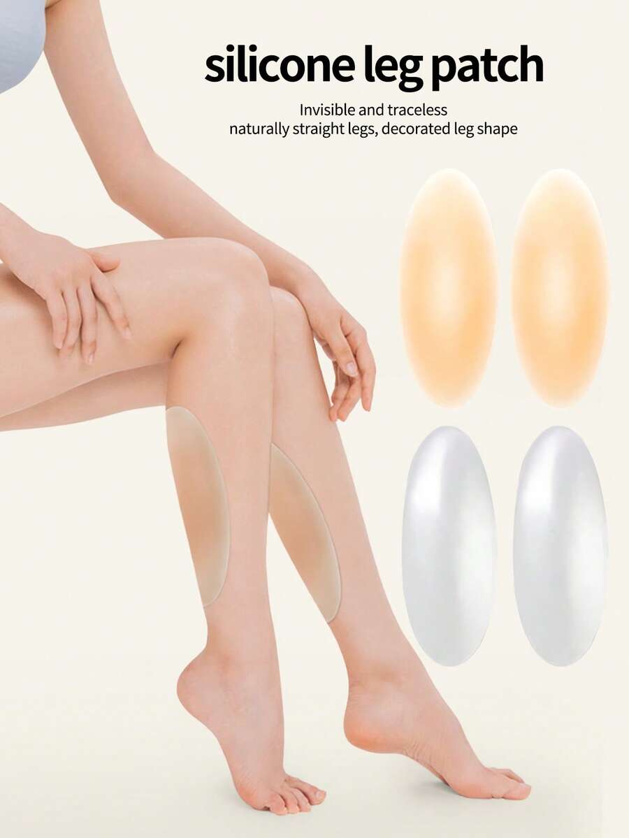 Women's Silicone Self-Adhesive Thigh Pads, Buttocks Pads, Calf Pads, Invisible Seamless Shaping, Buttocks Enhancer, Calf Shaper - Multicolor - View 1