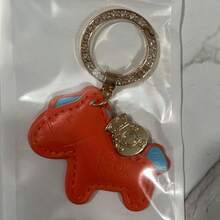 新款豪华汽车钥匙扣吊坠，高端钱包钥匙扣，优雅女士钥匙圈，汽车配件 - 彩色 - 查看 2