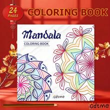 GDTME Adult & Teenager Mandala Coloring Book, 50 Unique Complex Mandala Patterns For Stress Relief And Relaxation, Single-Sided Thick Paper Non-Bleed, Ideal Gift For Women, Mindfulness Meditation Activity Book - Mandala - View 3
