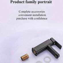 Wash Basin Hot And Cold Water Heightened Faucet Single Hole Basin Faucet Bathroom Toilet Above Counter Basin Wash Basin Black - Multicolor - View 5