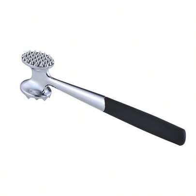 Solid Meat Tenderizer, Steak Hammer, Zinc Alloy Meat Tenderizer, Double-Sided Meat Tenderizer, Stainless Steel Meat Tenderizer, Kitchen Accessories
