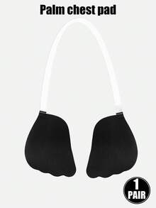 1pc Invisible Adhesive Neckline Bra, Self-Adhesive Bra With Neck Straps And Extension Hooks, Reusable, Suitable For Strapless Evening Gowns - Multicolor - View 11