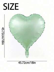 1pc Customizable Gold Foil Heart Shaped Balloon, Can Print Name, Matte Heart Balloon, Valentine's Day Balloon, Personalized Birthday Balloon, Custom Balloon, Self-Designed Balloon - Multicolor - View 11