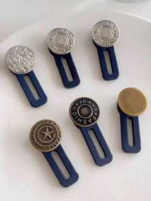 5/8/10pcs Adjustable Waistband Extender Set, Flexible Pants Waist Extender, Seamless Invisible Design, Stretch Waist Button For Jeans, Removable & Adjustable Universal Waist Button - Multicolor - View 12