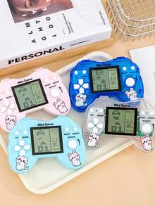 Retro Gamepad Design, Multi-Color Options, Pressure Relief Toy, Requires 2 AAA Batteries (Not Included), Built-In 26 Classic Games Including Memory Challenge, Shooting Games, Etc. Classic Retro Puzzle Electronic Game Machine, Pocket-Sized Portable For Anytime Play, Ideal Gift For Children & Teenagers, Suitable For Halloween, Thanksgiving, Christmas And Birthday - Multicolor - View 3
