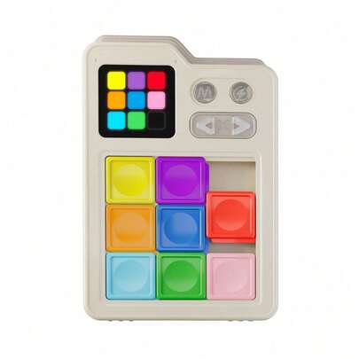 Klotski Electronic Puzzle Toy With Sensor Game Board And Electronic Sound Effects. Difficulty Increases Gradually, Batteries Not Included Upon Delivery