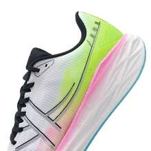 XTEP Men's Running Shoes, Velocity 5.0, Comfortable Breathable Sports Shoes, Recommend Ordering One Size Up, 976419110051 Classic White/Fluorescent Green-Turquoise/Fluorescent Digital Pink - Classic White/Fluorescent Green/Fluorescent Digital Pink - View 6