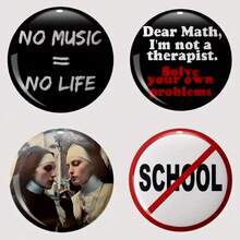 Interesting Pattern Brooch Pin, Women's Lapel Brooch Pin, Bag Pendant, Fashion Accessory, Fun Gift For Friends, Family, Teachers And Classmates - Multicolor - View 1