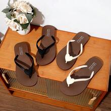 Infradito da donna a forma di cuore, casual per spiaggia e vacanza - Ciabatte da spiaggia piatte in PVC confortevoli, design di alta qualità, adatte per l'uso quotidiano in spiaggia, consigliato di ordinare 2 taglie in più rispetto al normale - Marrone caffè + cuore nero - Visualizzare 8