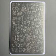 XMQ NAIL ART STAMPING PLATES CAVADA WINDOW PLATES A1ZF - Baby Pink - View 8