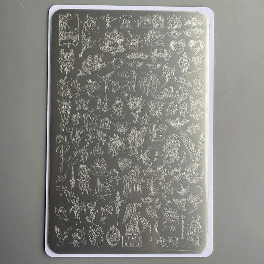 XMQ NAIL ART STAMPING PLATES CAVADA WINDOW PLATES A1ZF - Apricot - View 1