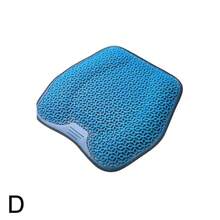Car Seat Cushion In Summer Honeycomb Gel Seat Cushion Truck Monolithic Silica Gel Ventilation Cool Breathable Office Fart Pad - A - 查看 4