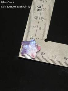 New Ice Transparent Halo Gradient Star Card 17mm Diy Cave Shoes Handmade Design Materials In Stock Factory Wholesale - Multicolor - View 5