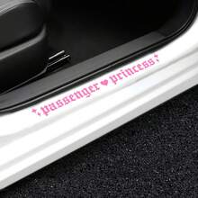 Passenger Princess Vinyl Car Sticker, Girly Vinyl Car Window Sticker, Fashionable Vinyl Sticker, Cute Car Accessories, Women's Vinyl Car Sticker - one-size - View 1