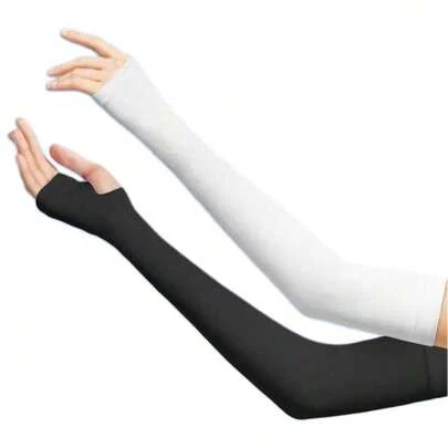 LI-NING Li Ning Sports UV Protection Ice Silk Arm Sleeves - Suitable For Outdoor Cycling, Running, Fishing AQCV002