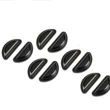 10 miếng đệm mũi silicon mềm mại cho kính mắt, miếng đệm mũi chống trượt thoải mái có keo dính cho kính mắt và kính thời trang, miếng đệm mũi kính mắt - Nhiều màu (Phiên bản Silicone) - Xem 18