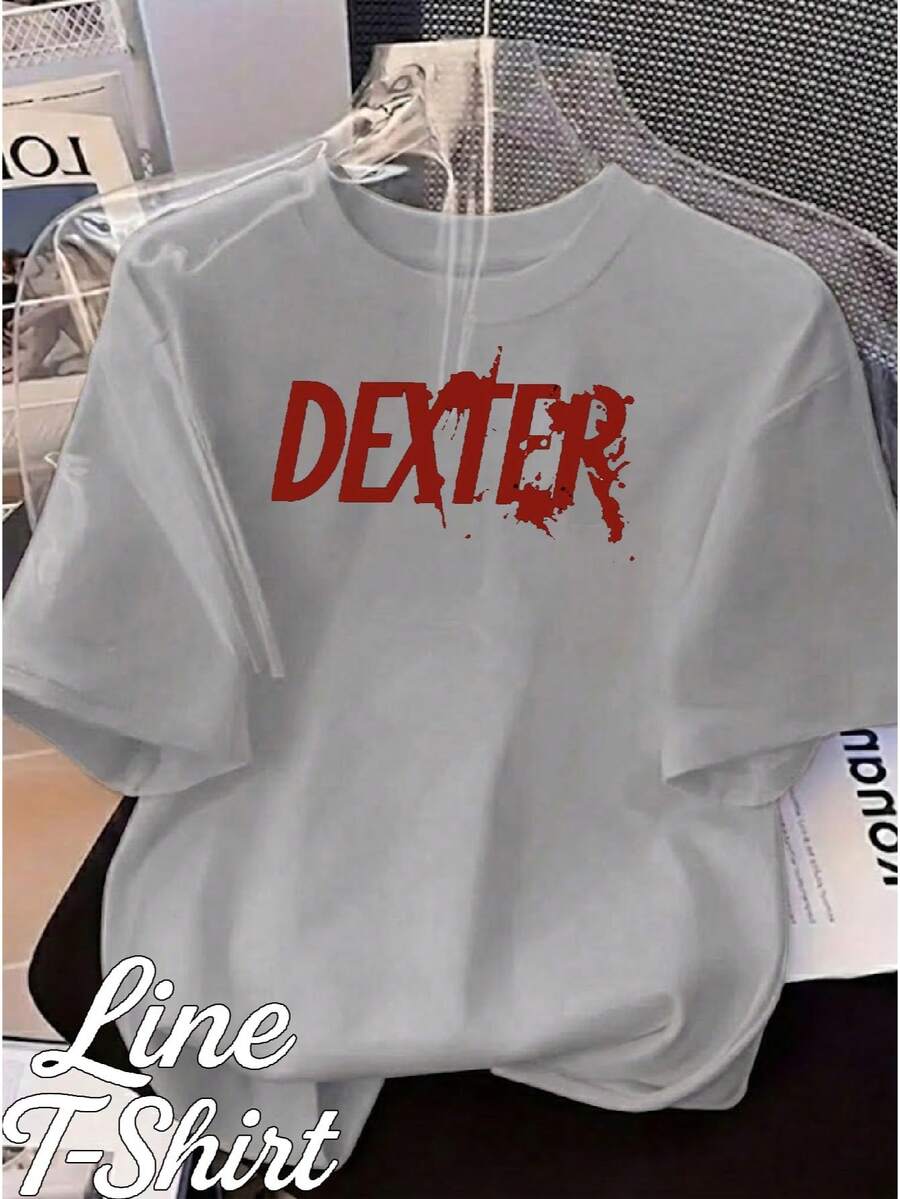 Crime Series Dark Drama Suspense Unisex T-Shirt For Men And Women, 100% Cotton, Top Premium Streetwear, New Release, Immediate Shipping, Various Colors!! - 淺灰色 - 查看 1