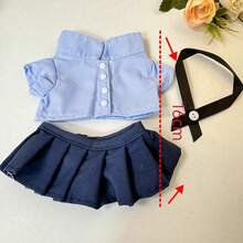 Campus Couple Jacket, Suitable For 20cm Figurine, Available In Male And Female Styles, Sold Separately Without Dolls - Royal Blue - View 5