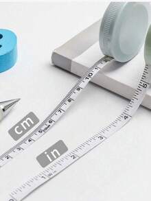 1PC Portable Plastic Fitness Tape Measure - Easy-To-Use Tool For Measuring Body Circumference, Suitable For Arms, Legs, Waist, And Chest - Portable Soft Ruler, Suitable For Students And Home Use, Please Note That During Packaging And Transportation, The Product May Exhibit Scratches, Minor Abrasions, Paint Chips, Stains, Cracks, Slight Discoloration, And Similar Issues. These Do Not Constitute Quality Defects And Will Not Affect The Normal Use Of The Product/Home/Bath Robe/Automatic Retractable - One Size Fits All - View 10