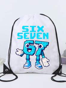 Casual #67 Backpack - Lightweight Backpack, Printed With Patterns, Adjustable Shoulder Straps And Zipper Closure, Cute And Practical, Ideal Birthday Gift. Durable Zipper Closure, Suitable For Birthday, Christmas, Halloween And Other Occasions. - Multicolor - View 10