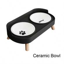 Stainless Steel Elevated Double Bowl Pet Feeder | Anti-Splash Neck Protection Cat Dog Feeding Bowl With Stand | Small Dog Cat Bowls | Detachable Easy Clean Water Food Bowl - 800ml - View 21
