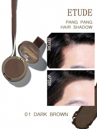  Etude Hair Shadow Powder Features A Layerable, Natural-Looking Formula That Instantly Covers Gray Hair, Thinning Roots, And Bald Spots, Making Appear Fuller Thicker. The Fine, Non-Greasy Adheres Perfectly To Scalp, Providing Long-Lasting, Smudge-Proof, Sweat-Proof, Rub-Proof Coverage For All-Day Wear.