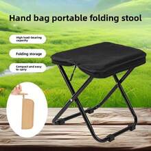 Compact Folding Pony Stool, Lightweight Travel Hand Bag Design Bench, Fishing Stool, Camping Chair, Queue Stool - Multicolor - View 5