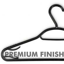Professional Grade Clothes Hangers Strong Non Slip Design For Suits And Coats - Black - View 5