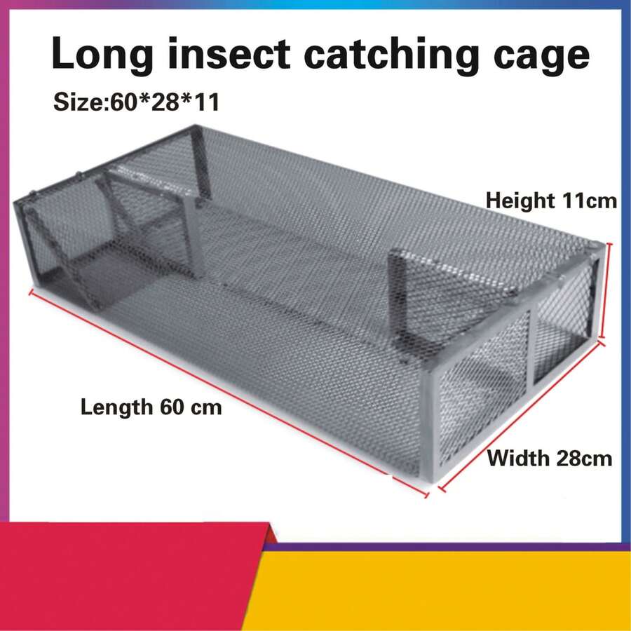 Continuous Catch Mice Trap, One-Way Entrance Capture Cage, Multi-Purpose Trapping Cage