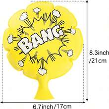 Juego de 4 cojines inflables de aproximadamente 17,8 cm (7 pulgadas), perfectos para bromas de adultos, imitando sonidos de flatulencias, el regalo preferido para el Día de los Inocentes - Multicolor - Ver 5