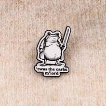 Happy Pill Dog Cute Animals Frog Cat Quotes Enamel Pins Girly Soda Can Brooch Lapel Pin Badge On Backpack Clothing Accessories Fashion Jewelry Friends Gifts - Black - View 7
