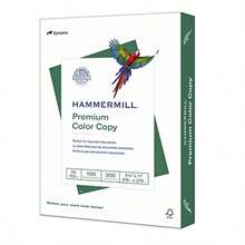 Hammermill Paper Color Copy Digital 32 lb 28 x 21 cm tamaño carta 100 Brillante 500 hojas/1 Resma 102630 fabricada en los Estados Unidos 12.7 kg Blanco Letter - Pack - Blanco - Ver 1