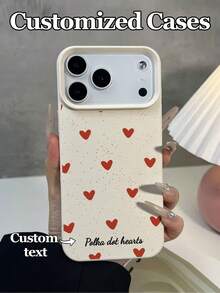 1pc Customizable Phone Case With Minimalist Heart & Butterfly Design, Compatible With IPhone 17 Pro Max/17 Air/16E/16 Pro Max/15/14 Plus/13/12/11, S24/20 Ultra/A52S/A31 A21S/A13/A05S, Note 13 Pro Plus/Note 10/Note 12C/Note 13C, Made Of Shock-Resistant TPU Material, & Personalized, Unisex Design, Suitable For Gifts, Festivals, Valentine's Day, Versatile Occasions - White - View 4