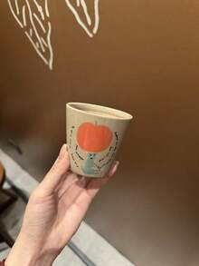Cốc cà phê gốm sứ vẽ tay dễ thương 200ml, hình minh họa ngỗng và chim cánh cụt hoạt hình dưới lớp men, cốc latte/trà sữa kiểu retro thích hợp sử dụng hàng ngày tại nhà, văn phòng và làm quà tặng. - Nhiều màu - Xem 11