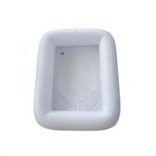 1个充气冰桶，62厘米方形/长方形饮料托盘，饮料杯架，乒乓球，啤酒冷却器，沙拉吧 - 彩色 - 查看 6