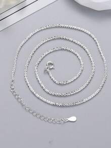 S925 Sterling Silver Starry Sky Bracelet, Sparkling Silver Design, Hypoallergenic Versatile Accessory, Gift Box Included - Silver - View 4