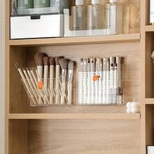 Organizador de pared para brochas de maquillaje flotantes, simple y elegante para cosméticos y herramientas - Multicolor - Ver 2