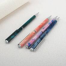 Luxury Marble Texture Ballpoint Pen, Elegant Metal Ball Pen For Office, School, And Gift, Smooth Writing Stationery - 857 - View 6