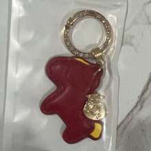 新款豪华汽车钥匙扣吊坠，高端钱包钥匙扣，优雅女士钥匙圈，汽车配件 - 彩色 - 查看 4