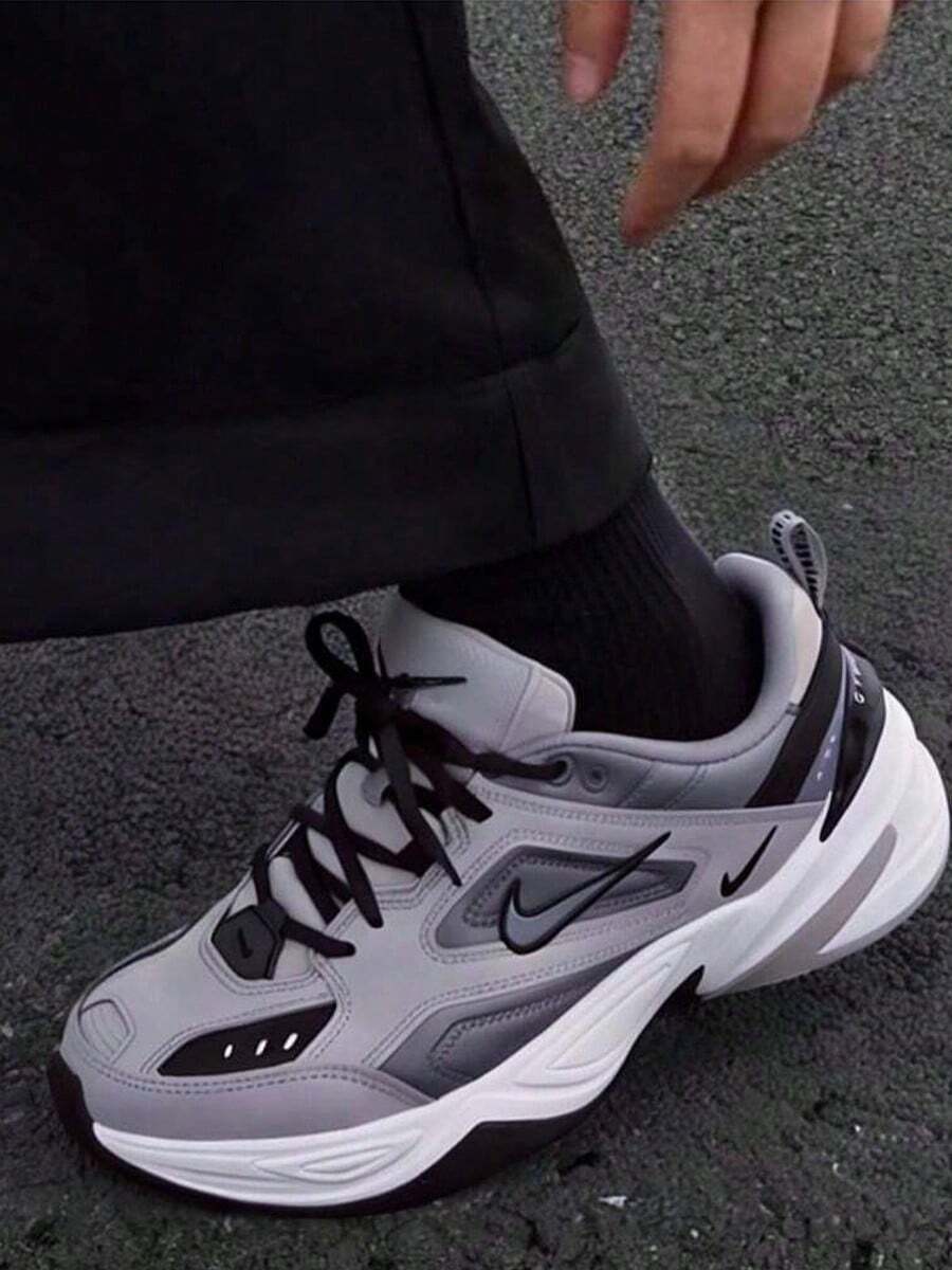 Zapatillas Nike M2K Tekno retro, cómodas, versátiles y con suela gruesa y voluminosa para hombre - Negro - Ver 1