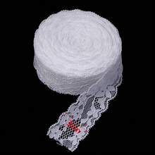 5码/包 白色弹力蕾丝花边，高弹蕾丝缎带，服装DIY配件，内衣及家居服装饰材料，婚纱/礼服制作，婚礼/订婚/求婚花束礼盒装饰缎带 - 蕾絲花邊 - 查看 10